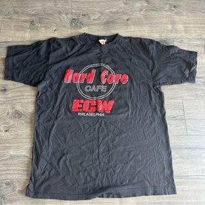 Hard Core Cafe ECW Philadelphia Vintage 90s Tshirt Made In USA XL